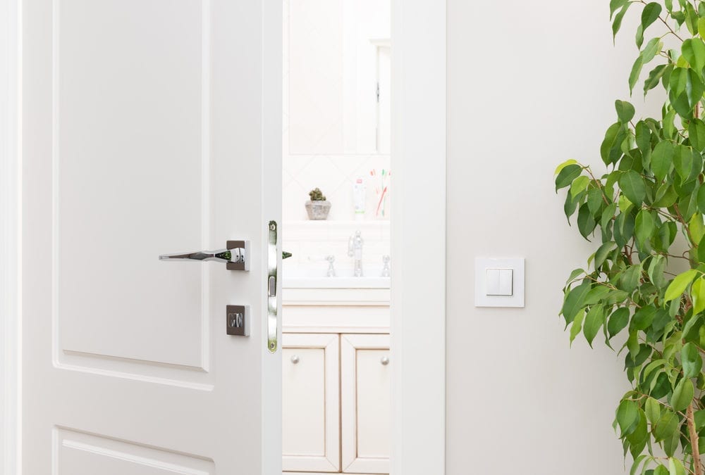 Hallway Leading to Bathroom